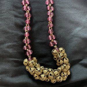 Pink Beaded Neck Piece